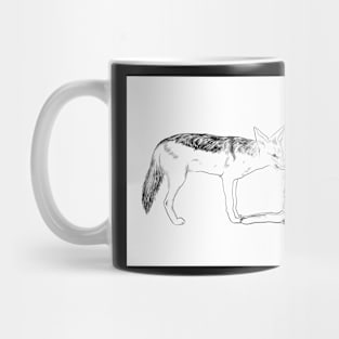 Jackals in love Mug